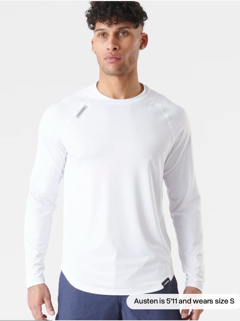 LEGENDS Men’s Enzo Tee LS - White
